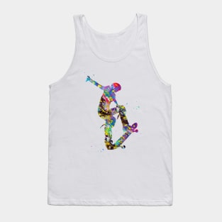 Skateboarder Tank Top